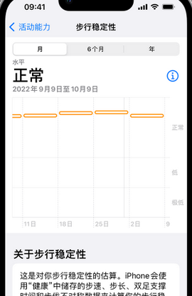 廉江iPhone手机维修如何在iPhone开启'步行稳定性通知'