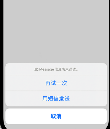 廉江apple维修iPhone上无法正常发送iMessage信息