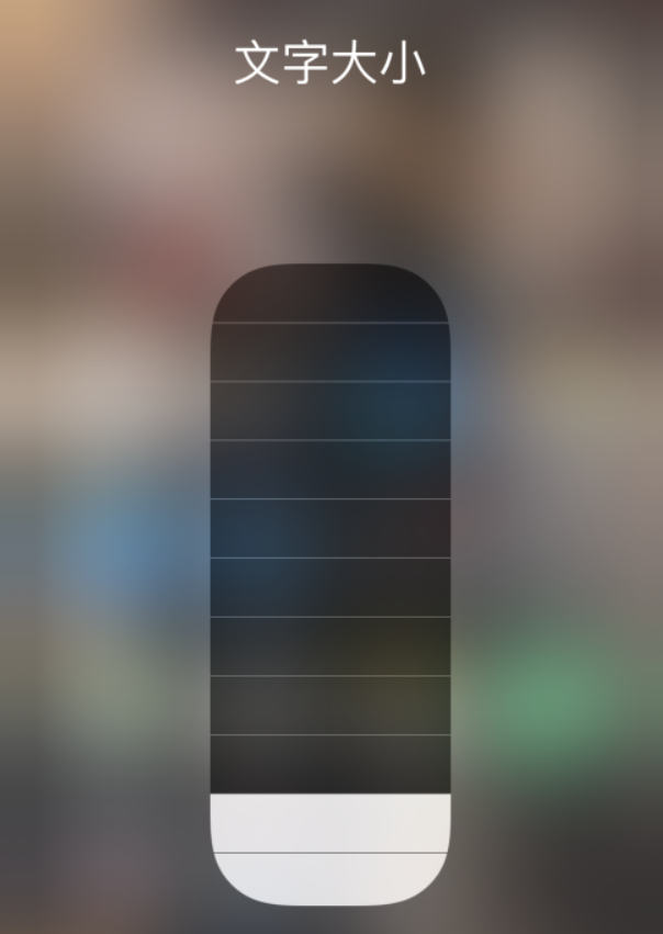 廉江苹果手机维修分享小技巧：在 iPhone 控制中心快速调节字体大小 