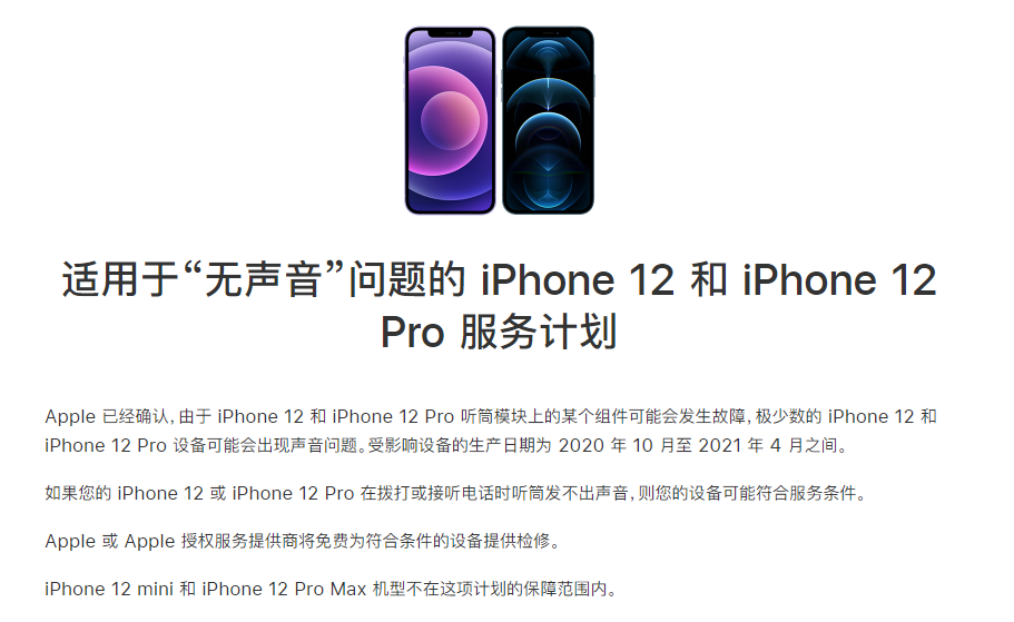 廉江苹果手机维修分享iPhone 12/Pro 拨打或接听电话时无声音怎么办 